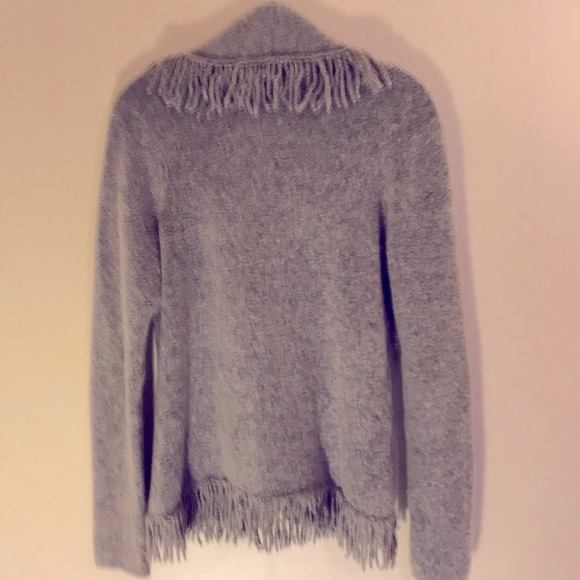 Susan Bristol Wool Blend Fringed Sweater - Picture 3 of 8